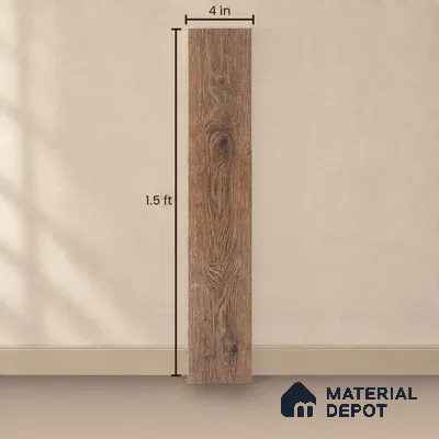 HDF Herringbone Real Wood Matte Surface Laminate Wood Floor AC5 Grade LF 00336 C Beaconia French Oak 19 x 4 inch (470x95 mm) - 12 mm | Aqua Protect 12 Hours Water Resistance | Anti Static and Stain Resistant | 0.5 mm V Groove | Real Wood Touch Surface | Uniclic Installation | 36 Plank Variations | 25 Years Warranty