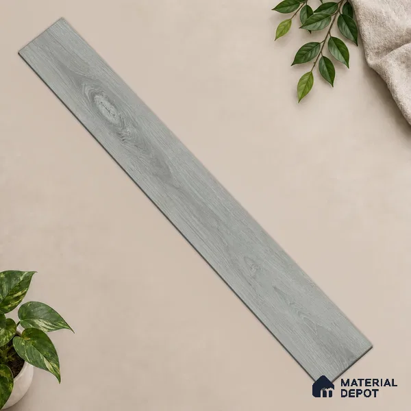 HDF Herringbone Real Wood Matte Surface Laminate Wood Floor AC5 Grade LF 00338 B Beaconia Cemento Spa 19 x 4 inch (470x95 mm) - 12 mm | Aqua Protect 12 Hours Water Resistance | Anti Static and Stain Resistant | 0.5 mm V Groove | Real Wood Touch Surface | Uniclic Installation | 36 Plank Variations | 20 Years Warranty