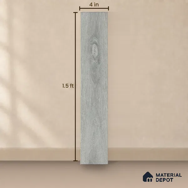 HDF Herringbone Real Wood Matte Surface Laminate Wood Floor AC5 Grade LF 00338 B Beaconia Cemento Spa 19 x 4 inch (470x95 mm) - 12 mm | Aqua Protect 12 Hours Water Resistance | Anti Static and Stain Resistant | 0.5 mm V Groove | Real Wood Touch Surface | Uniclic Installation | 36 Plank Variations | 20 Years Warranty