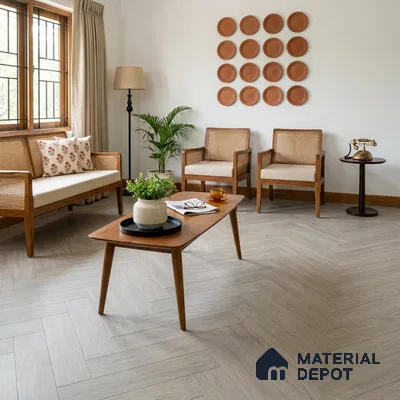 HDF Blanco Zeus Laminate Wood Floor 19 x 4 inch - 12 mm | LF 00338 | 20 Years Warranty AC5 Grade | 12 Hours+ Water Resistance | DIY Uniclic Installation | Suitable For Living Room, Bedroom & Office | 36 Plank Variations