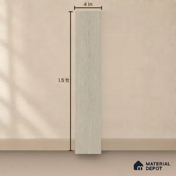 HDF Blanco Zeus Laminate Wood Floor 19 x 4 inch - 12 mm | LF 00338 | 20 Years Warranty AC5 Grade | 12 Hours+ Water Resistance | DIY Uniclic Installation | Suitable For Living Room, Bedroom & Office | 36 Plank Variations