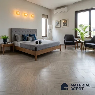 HDF Blanco Zeus Laminate Wood Floor 19 x 4 inch - 12 mm | LF 00338 | 20 Years Warranty AC5 Grade | 12 Hours+ Water Resistance | DIY Uniclic Installation | Suitable For Living Room, Bedroom & Office | 36 Plank Variations