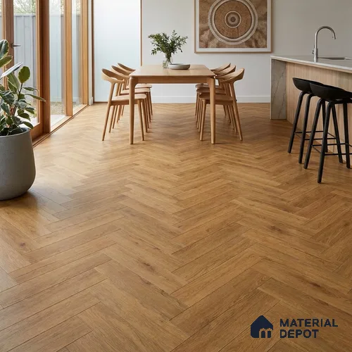 HDF Yorkshire Oak Laminate Wood Floor 19 x 4 inch - 12 mm | LF 00337 C | 25 Years Warranty AC5 Grade | 12 Hours+ Water Resistance | DIY Uniclic Installation | Suitable For Living Room, Bedroom & Office | 36 Plank Variations