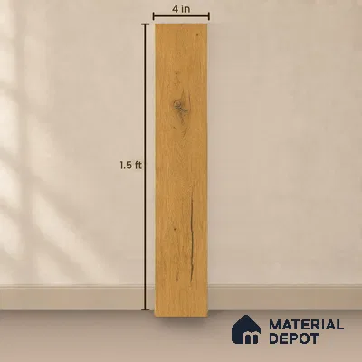HDF Yorkshire Oak Laminate Wood Floor 19 x 4 inch - 12 mm | LF 00337 C | 25 Years Warranty AC5 Grade | 12 Hours+ Water Resistance | DIY Uniclic Installation | Suitable For Living Room, Bedroom & Office | 36 Plank Variations