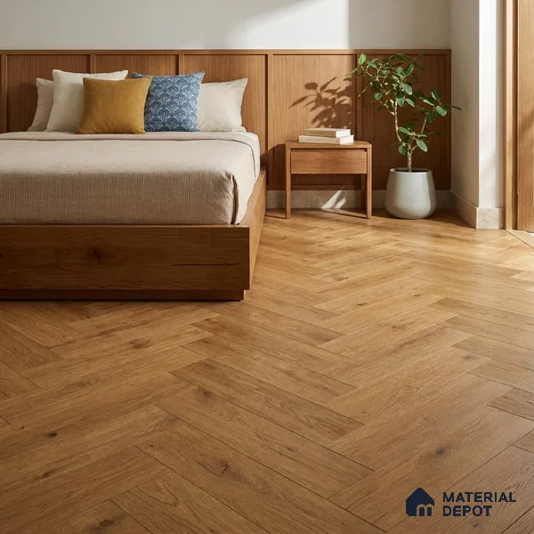 HDF Yorkshire Oak Laminate Wood Floor 19 x 4 inch - 12 mm | LF 00337 C | 25 Years Warranty AC5 Grade | 12 Hours+ Water Resistance | DIY Uniclic Installation | Suitable For Living Room, Bedroom & Office | 36 Plank Variations