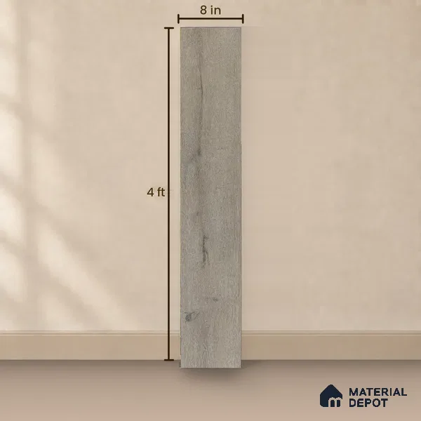 HDF Real Wood Matte Surface Laminate Wood Floor AC5 Grade LF 00334 B Heritage Bravone 48 x 8 inch (1217x197 mm) - 12 mm | Wax Locking Aqua Protect 12 Hours Water Resistance | Anti Static and Stain Resistant | 0.5 mm U Groove | Real Wood Touch Surface | Uniclic Installation | 12 Plank Variations | 25 Years Warranty