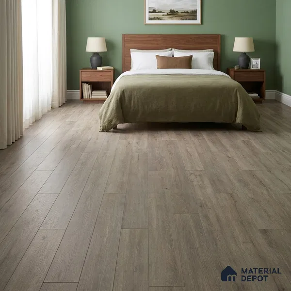 HDF Real Wood Matte Surface Laminate Wood Floor AC5 Grade LF 00334 B Heritage Bravone 48 x 8 inch (1217x197 mm) - 12 mm | Wax Locking Aqua Protect 12 Hours Water Resistance | Anti Static and Stain Resistant | 0.5 mm U Groove | Real Wood Touch Surface | Uniclic Installation | 12 Plank Variations | 25 Years Warranty