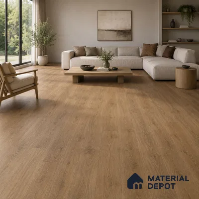 HDF Real Wood Matte Surface Laminate Wood Floor AC5 Grade LF 00335 E Royale Volga 48 x 9 inch (1215x240 mm) - 12 mm | Valinge Click Wax Locking Aqua Protect 12 Hours Water Resistance | Anti Static and Stain Resistant | 0.5 mm U Groove | Real Wood Touch Surface | Uniclic Installation | 12 Plank Variations | 25 Years Warranty