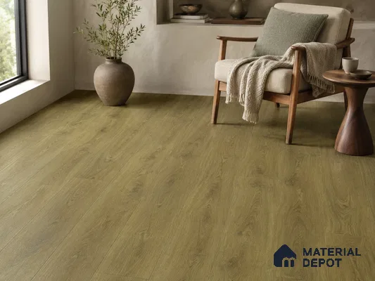 HDF Montana Laminate Wood Floor 48 x 9 inch - 12 mm | LF 00335 | 25 Years Warranty AC5 Grade | 12 Hours+ Water Resistance | DIY Valinge Click (Wax Locking) Installation | Suitable For Living Room, Bedroom & Office | 12 Plank Variations