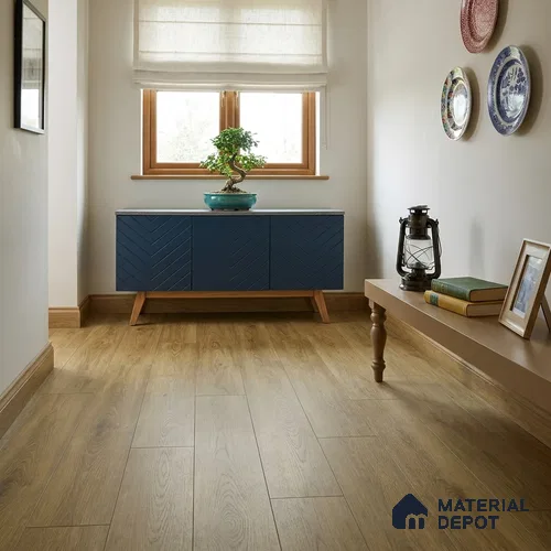 HDF Montana Laminate Wood Floor 48 x 9 inch - 12 mm | LF 00335 | 25 Years Warranty AC5 Grade | 12 Hours+ Water Resistance | DIY Valinge Click (Wax Locking) Installation | Suitable For Living Room, Bedroom & Office | 12 Plank Variations