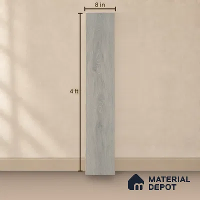 HDF Laminate Wood Floor AC5 Grade LF 00340 B Unify Nikernut 48 x 8 inch (1217x197 mm) - 8 mm | 100% Water Proof | Anti Static and Stain Resistant | 0.5 mm V Groove | Embossed In Register (EIR) Surface | Uniclic Installation | 36 Plank Variations