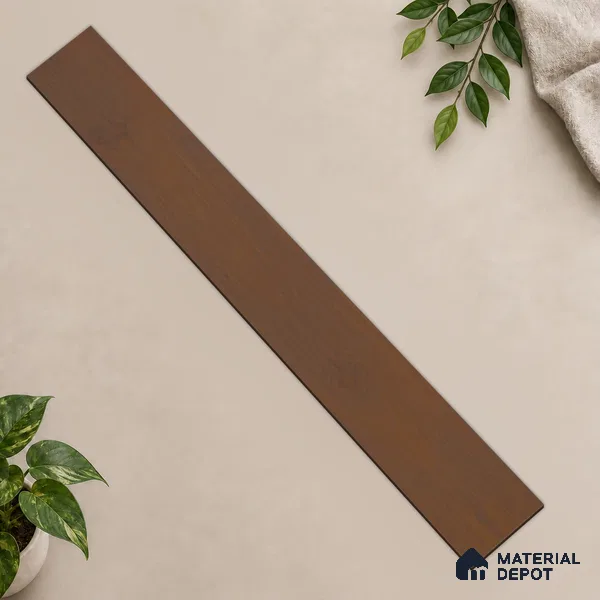 HDF Laminate Wood Floor AC5 Grade LF 00340 D Unify Walnut 48 x 8 inch (1217x197 mm) - 8 mm | 100% Water Proof | Anti Static and Stain Resistant | 0.5 mm V Groove | Embossed In Register (EIR) Surface | Uniclic Installation | 36 Plank Variations