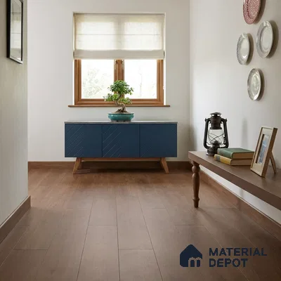 HDF Laminate Wood Floor AC5 Grade LF 00340 E Unify Donut 48 x 8 inch (1217x197 mm) - 8 mm | 100% Water Proof | Anti Static and Stain Resistant | 0.5 mm V Groove | Embossed In Register (EIR) Surface | Uniclic Installation | 36 Plank Variations