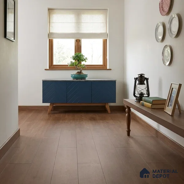 HDF Laminate Wood Floor AC5 Grade LF 00340 E Unify Donut 48 x 8 inch (1217x197 mm) - 8 mm | 100% Water Proof | Anti Static and Stain Resistant | 0.5 mm V Groove | Embossed In Register (EIR) Surface | Uniclic Installation | 36 Plank Variations