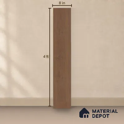 HDF Laminate Wood Floor AC5 Grade LF 00340 E Unify Donut 48 x 8 inch (1217x197 mm) - 8 mm | 100% Water Proof | Anti Static and Stain Resistant | 0.5 mm V Groove | Embossed In Register (EIR) Surface | Uniclic Installation | 36 Plank Variations