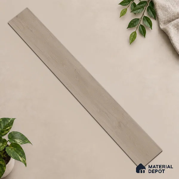 HDF Laminate Wood Floor AC5 Grade LF 00340 Unify Hazelnut 48 x 8 inch (1217x197 mm) - 8 mm | 100% Water Proof | Anti Static and Stain Resistant | 0.5 mm V Groove | Embossed In Register (EIR) Surface | Uniclic Installation | 36 Plank Variations