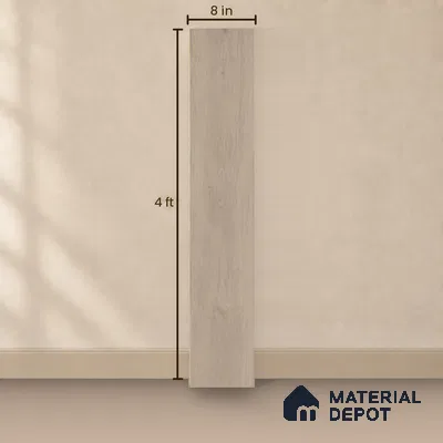 HDF Laminate Wood Floor AC5 Grade LF 00340 Unify Hazelnut 48 x 8 inch (1217x197 mm) - 8 mm | 100% Water Proof | Anti Static and Stain Resistant | 0.5 mm V Groove | Embossed In Register (EIR) Surface | Uniclic Installation | 36 Plank Variations