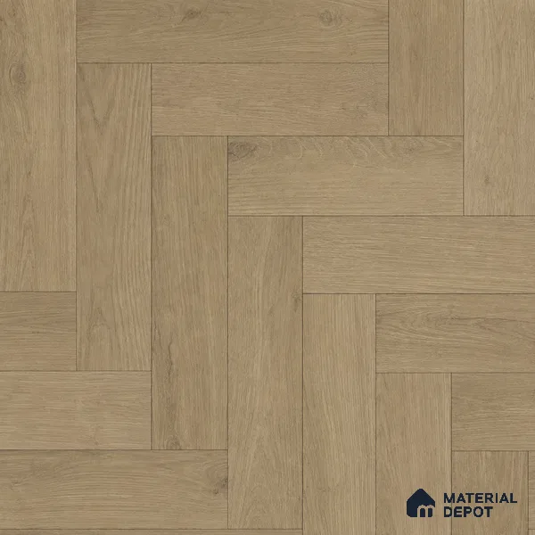 Hybrid HDF Herringbone Embossed Laminate Wood Floor AC5 Grade LF 00346 J Artisan Moorland Mist 24 x 4 inch (600x100 mm) - 10 mm | 100 HRS Spill Proof | EIR Surface | Anti Static and Stain Resistant | 0.5 mm V Groove | Uniclic | 48 Plank Variations
