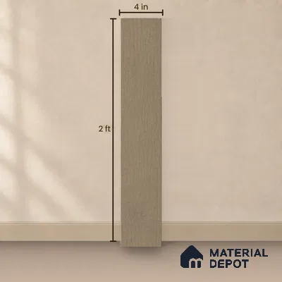 Hybrid HDF Umber Mystique Laminate Wood Floor 24 x 4 inch - 8 mm | LF 00343 F | 25 Years Warranty AC5 Grade | 100 Hours+ Water Proof | DIY Unilin Click Installation | Suitable For Living Room, Bedroom, Kitchen & Office | 48 Plank Variations