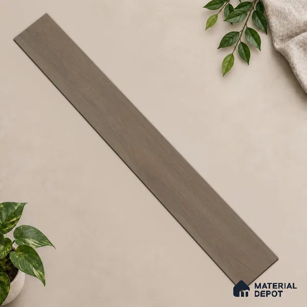 Hybrid HDF Herringbone Laminate Wood Floor AC5 Grade LF 00343 H Beaconia Forest Nocturne 24 x 4 inch (600x100 mm) - 8 mm | 100 HRS Spill Proof | ESCT Technology | Anti Static and Stain Resistant | 0.5 mm V Groove | EIR Surface | Uniclic Installation | 48 Plank Variations