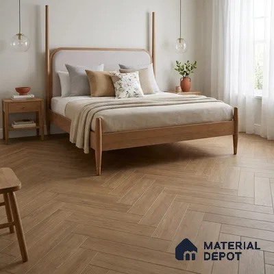 Hybrid HDF Laminate Wood Floor AC5 Grade LF 00362 E Noble Night 24 x 4 inch (600x100 mm) - 8.3 mm | 100 HRS Spill Proof | EIR Surface | Anti Static and Stain Resistant | 0.5 mm Small V Groove | Uniclic