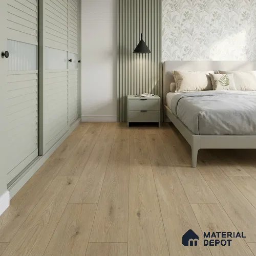 Hybrid HDF Laminate Wood Floor AC5 Grade LF 00345 D Grandios Ancient Oak 73 x 9 inch (1845x235 mm) - 10 mm | 100 HRS Spill Proof | EIR Surface | Anti Static and Stain Resistant | 0.5 mm V Groove | Uniclic | 36 Plank Variations