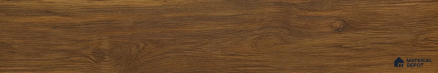 Laminate Wood Floor AC5 Grade LF 00360 D Classic Teak 24 x 4 inch (600x100 mm) - 8 mm | 0.5 mm V Groove | Real Wood Touch Surface | Uniclic Installation