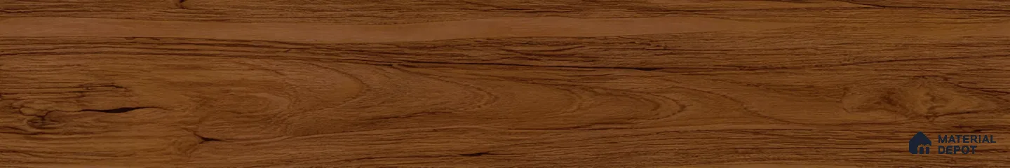 HDF Real Groove Laminate Wood Floor AC4 Grade LF 00318 Radice Golden Teak 48 x 8 inch (1218x198 mm) - 8 mm | Aqua Protect 12 Hours Water Resistance | 15 Years Guarantee | Anti Static and Stain Resistant | Straight Edge | Wood Embossed Surface | Double Click Installation | 8 Plank Variations