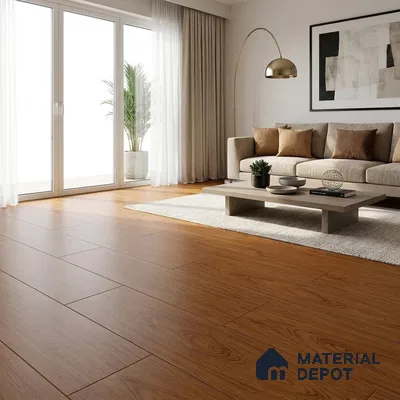 HDF Real Groove Laminate Wood Floor AC4 Grade LF 00319 B Radice Walnut Montana Limed 48 x 8 inch (1218x198 mm) - 8 mm | Aqua Protect 12 Hours Water Resistance | 15 Years Guarantee | Anti Static and Stain Resistant | Straight Edge | Wood Embossed Surface | Double Click Installation | 8 Plank Variations