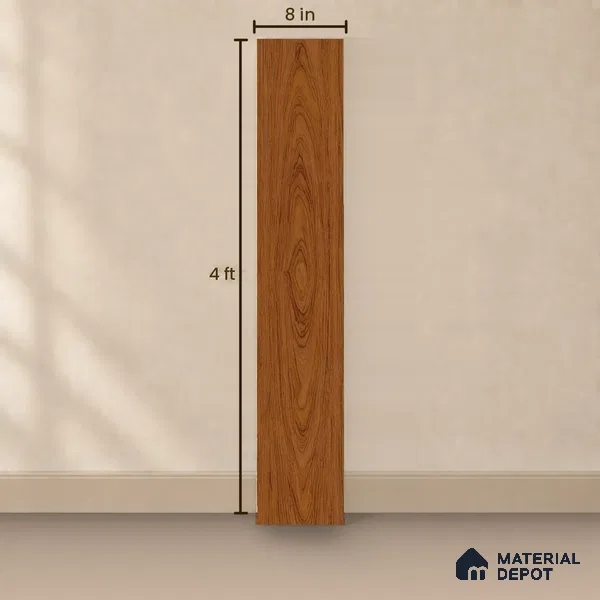 HDF Real Groove Laminate Wood Floor AC4 Grade LF 00319 B Radice Walnut Montana Limed 48 x 8 inch (1218x198 mm) - 8 mm | Aqua Protect 12 Hours Water Resistance | 15 Years Guarantee | Anti Static and Stain Resistant | Straight Edge | Wood Embossed Surface | Double Click Installation | 8 Plank Variations