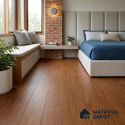 HDF Real Groove Laminate Wood Floor AC4 Grade LF 00319 B Radice Walnut Montana Limed 48 x 8 inch (1218x198 mm) - 8 mm | Aqua Protect 12 Hours Water Resistance | 15 Years Guarantee | Anti Static and Stain Resistant | Straight Edge | Wood Embossed Surface | Double Click Installation | 8 Plank Variations