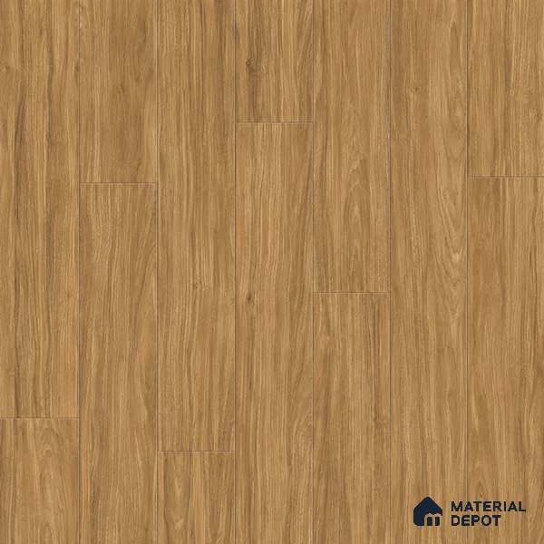 HDF Italian Walnut Laminate Wood Floor 48 x 5 inch - 8 mm | LF 00325 B | 20 Years Guarantee AC5 Grade | 12 Hours+ Water Resistance | DIY Uniclic Installation | Suitable For Living Room, Bedroom & Office | 12 Plank Variations
