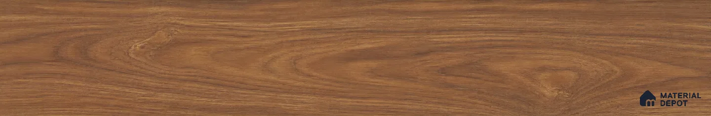 HDF Bergamo Walnut Laminate Wood Floor 48 x 5 inch - 8 mm | LF 00325 | 20 Years Guarantee AC5 Grade | 12 Hours+ Water Resistance | DIY Uniclic Installation | Suitable For Living Room, Bedroom & Office | 12 Plank Variations