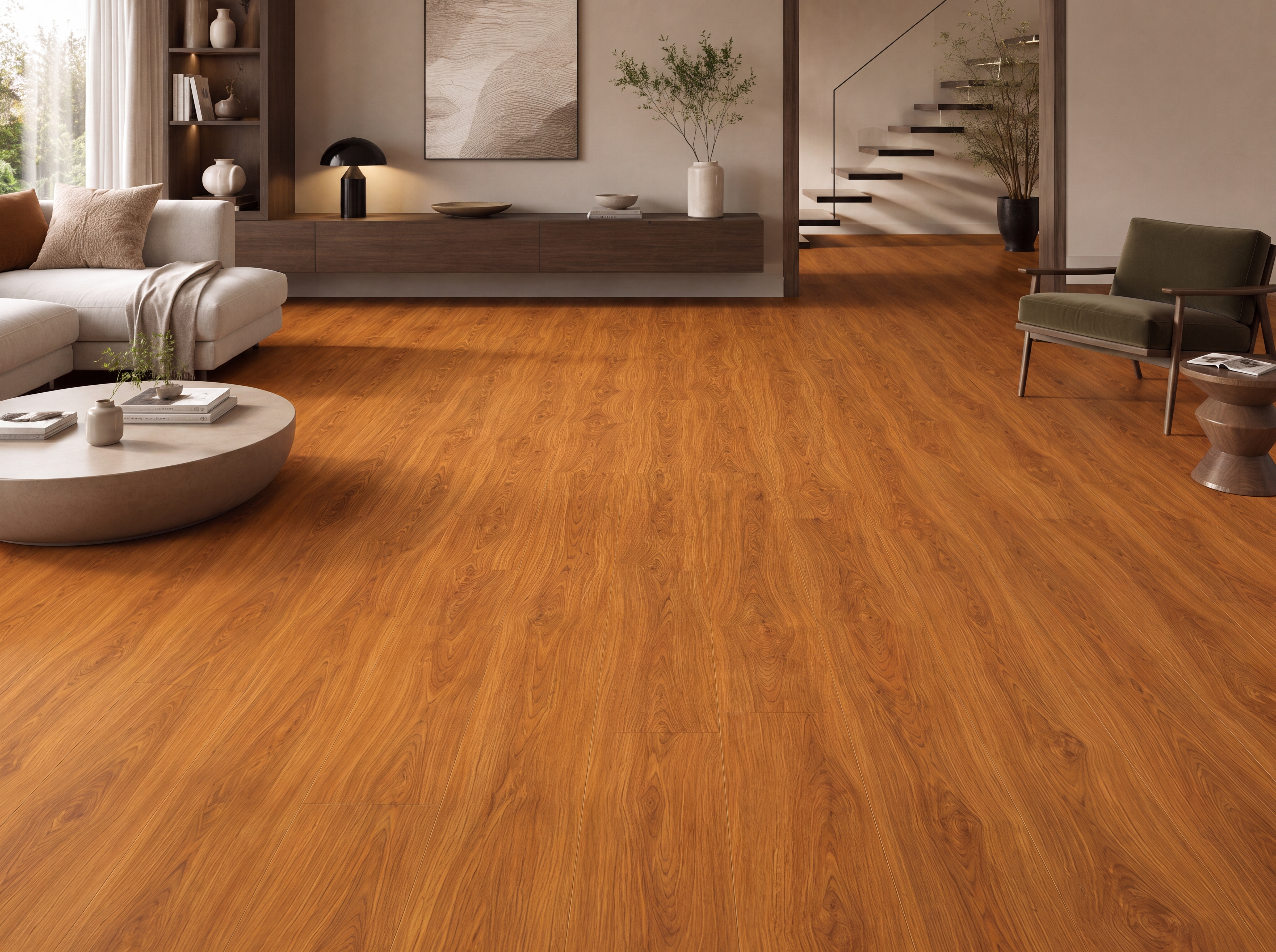 HDF Real Wood Matte Surface Laminate Wood Floor AC4 Grade LF 00320 C Memento Rodeo Drive Walnut 48 x 8 inch (1217x196 mm) - 8 mm | Aqua Protect 12 Hours Water Resistant | 20 Years Warranty | Anti Static and Stain Resistant | Straight Edge | Wood Embossed Surface | Double Click Installation | 10 Plank Variations