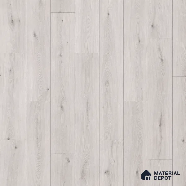 HDF Silver Grey Oak Laminate Wood Floor 48 x 8 inch - 8 mm | LF 00320 D | 25 Years Warranty AC4 Grade | 12 Hours+ Water Resistance | DIY Double Click Installation | Suitable For Living Room, Bedroom & Office | 10 Plank Variations