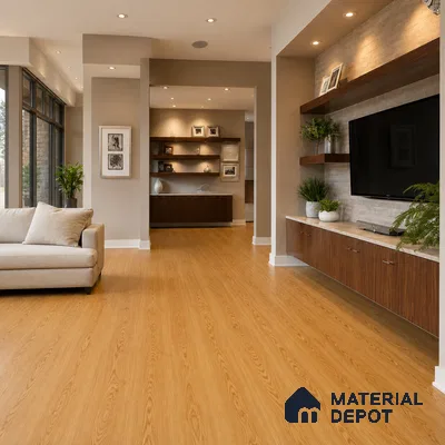 HDF Real Wood Matte Surface Laminate Wood Floor AC4 Grade LF 00320 F Memento Spanish Oak 48 x 8 inch (1217x196 mm) - 8 mm | Aqua Protect 12 Hours Water Resistant | 20 Years Warranty | Anti Static and Stain Resistant | Straight Edge | Wood Embossed Surface | Double Click Installation | 10 Plank Variations