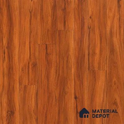 HDF Real Wood Matte Surface Laminate Wood Floor AC4 Grade LF 00320 H Memento Brazilian Cherry 48 x 8 inch (1217x196 mm) - 8 mm | Aqua Protect 12 Hours Water Resistant | 20 Years Warranty | Anti Static and Stain Resistant | Straight Edge | Wood Embossed Surface | Double Click Installation | 10 Plank Variations