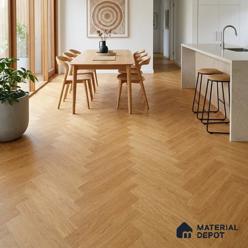 HDF Forest Oak Laminate Wood Floor 19 x 4 inch - 8 mm | LF 00332 B | 20 Years Warranty AC5 Grade | 12 Hours+ Water Resistance | DIY 2G Click Locking Installation | Suitable For Living Room, Bedroom & Office | 36 Plank Variations