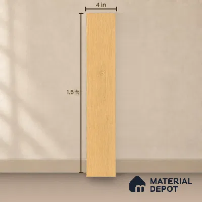 HDF Spartan Oak Laminate Wood Floor 19 x 4 inch - 8 mm | LF 00332 | 20 Years Warranty AC5 Grade | 12 Hours+ Water Resistance | DIY 2G Click Locking Installation | Suitable For Living Room, Bedroom & Office | 36 Plank Variations
