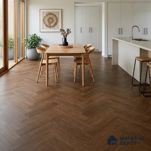 HDF Thames Laminate Wood Floor 19 x 4 inch - 8 mm | LF 00331 | 20 Years Warranty AC5 Grade | 12 Hours+ Water Resistance | DIY Uniclic Installation | Suitable For Living Room, Bedroom & Office | 36 Plank Variations