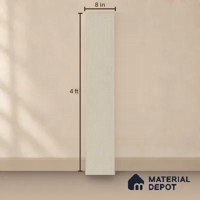 HDF Gunmetal Hue Laminate Wood Floor 48 x 8 inch - 8 mm | LF 00321 D | 20 Years Warranty AC4 Grade | 12 Hours+ Water Resistance | DIY Uniclic Installation | Suitable For Living Room, Bedroom & Office | 10 Plank Variations