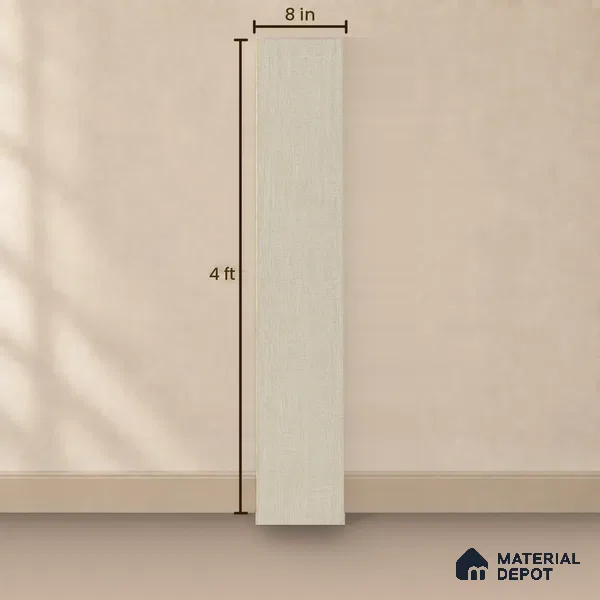 HDF Gunmetal Hue Laminate Wood Floor 48 x 8 inch - 8 mm | LF 00321 D | 20 Years Warranty AC4 Grade | 12 Hours+ Water Resistance | DIY Uniclic Installation | Suitable For Living Room, Bedroom & Office | 10 Plank Variations