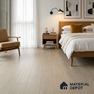 HDF Gunmetal Hue Laminate Wood Floor 48 x 8 inch - 8 mm | LF 00321 D | 20 Years Warranty AC4 Grade | 12 Hours+ Water Resistance | DIY Uniclic Installation | Suitable For Living Room, Bedroom & Office | 10 Plank Variations