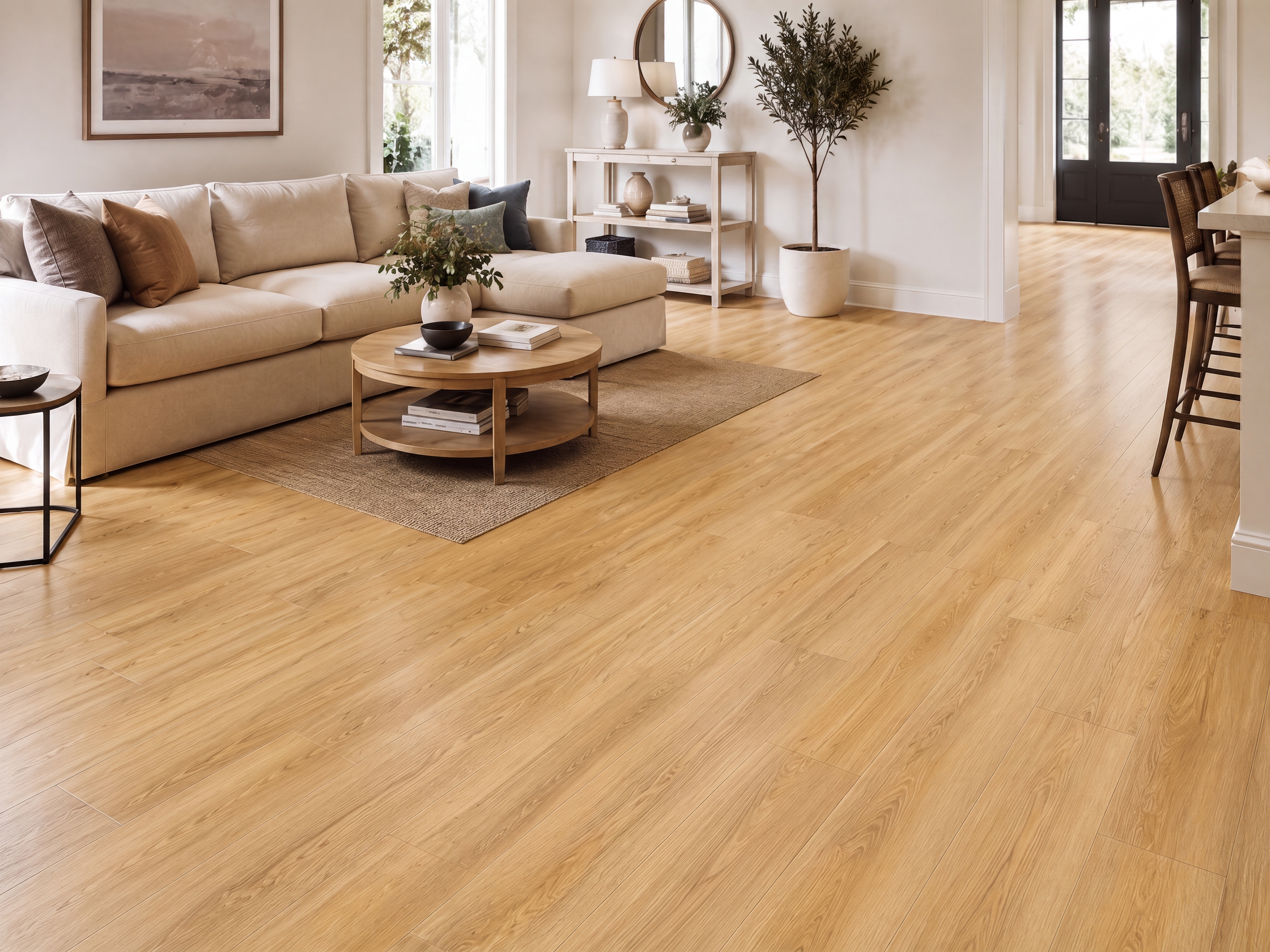 HDF Laminate Wood Floor AC4 Grade LF 00321 Majestic Wild Walnut 48 x 8 inch (1217x196 mm) - 8 mm | Aqua Protect 12 Hours Water Resistance | 20 Years Warranty | Anti Static and Stain Resistant | Straight Edge | Wood Embossed Surface | Uniclic Installation | 10 Plank Variations