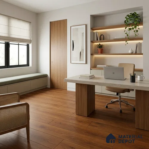 HDF Laminate Wood Floor AC4 Grade LF 00322 C Majestic Loft Oak 48 x 8 inch (1217x196 mm) - 8 mm | Aqua Protect 12 Hours Water Resistance | 20 Years Warranty | Anti Static and Stain Resistant | Straight Edge | Wood Embossed Surface | Uniclic Installation | 10 Plank Variations