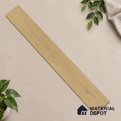HDF Laminate Wood Floor AC4 Grade LF 00324 E Panorama Heather Mist 48 x 9 inch (1215x240 mm) - 8 mm | Aqua Protect 12 Hours Water Resistance | Anti Static and Stain Resistant | 0.5 mm V Groove | Wood Embossed Surface | Uniclic Installation | 10 Plank Variations