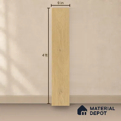 HDF Laminate Wood Floor AC4 Grade LF 00324 E Panorama Heather Mist 48 x 9 inch (1215x240 mm) - 8 mm | Aqua Protect 12 Hours Water Resistance | Anti Static and Stain Resistant | 0.5 mm V Groove | Wood Embossed Surface | Uniclic Installation | 10 Plank Variations