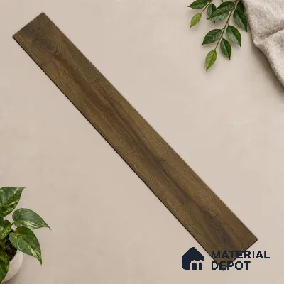 HDF Real Groove Laminate Wood Floor AC5 Grade LF 00326 C Riservia Charcoal 48 x 7 inch (1216x168 mm) - 8 mm | Aqua Protect 12 Hours Water Resistance | Anti Static and Stain Resistant | 0.5 mm V Groove | Real Wood Touch Surface | Uniclic Installation | 14 Plank Variations | 20 Years Warranty | EIR Surface