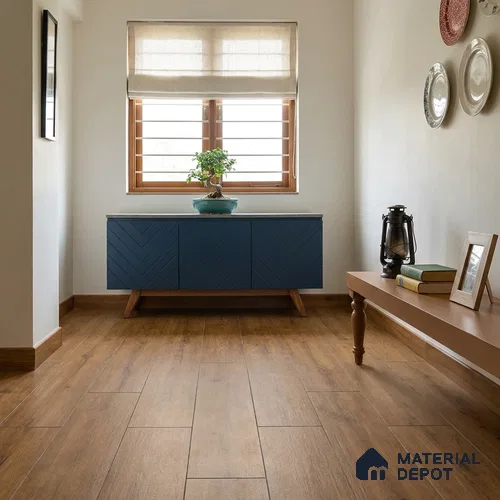 HDF Real Groove Laminate Wood Floor AC5 Grade LF 00326 H Riservia Confett 48 x 7 inch (1216x168 mm) - 8 mm | Aqua Protect 12 Hours Water Resistance | Anti Static and Stain Resistant | 0.5 mm V Groove | Real Wood Touch Surface | Uniclic Installation | 14 Plank Variations | 20 Years Warranty | EIR Surface