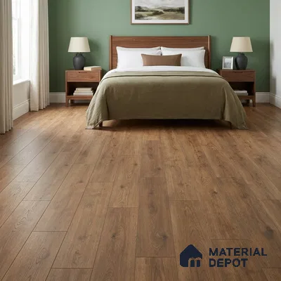 HDF Real Groove Laminate Wood Floor AC5 Grade LF 00326 H Riservia Confett 48 x 7 inch (1216x168 mm) - 8 mm | Aqua Protect 12 Hours Water Resistance | Anti Static and Stain Resistant | 0.5 mm V Groove | Real Wood Touch Surface | Uniclic Installation | 14 Plank Variations | 20 Years Warranty | EIR Surface